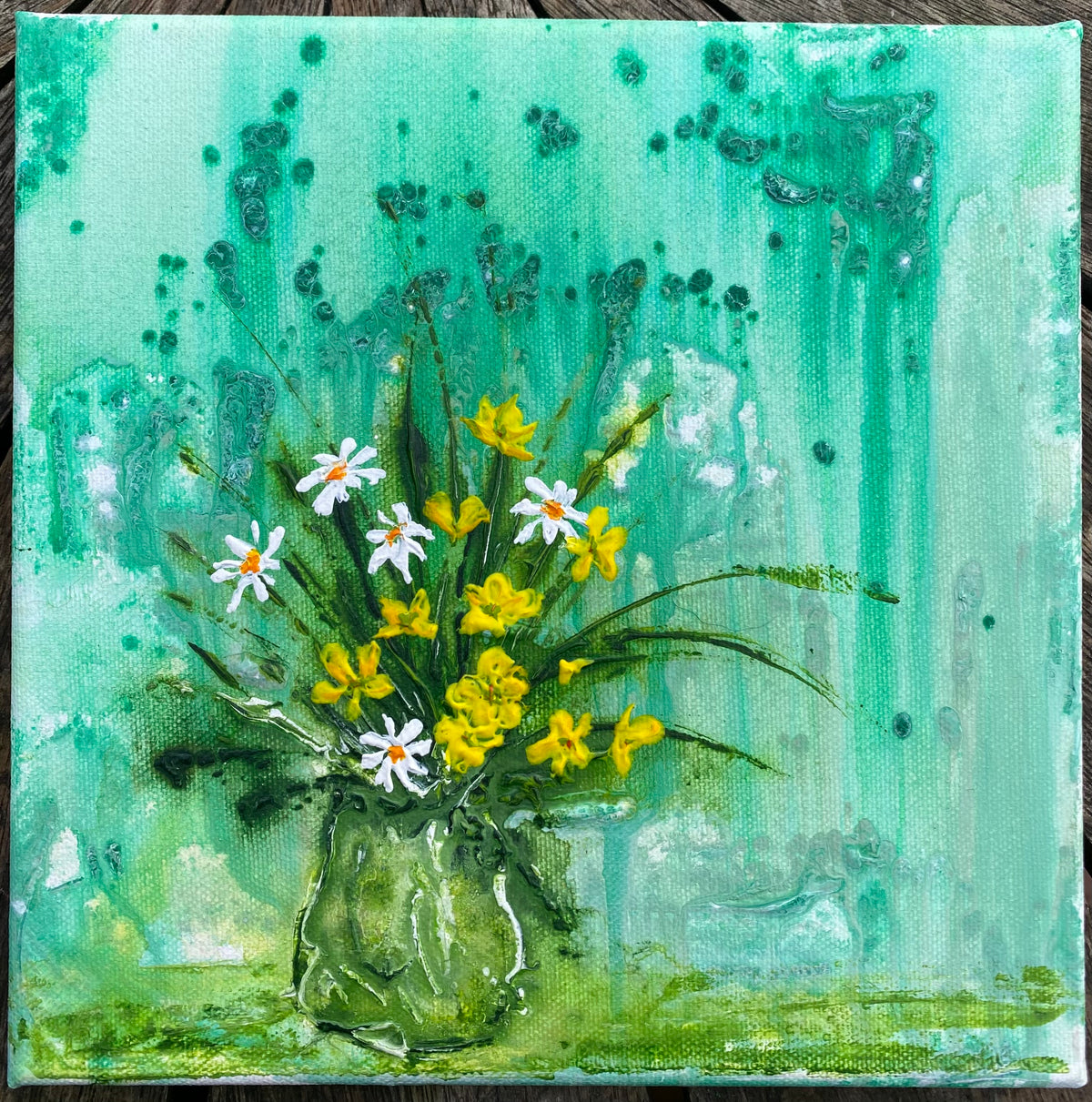 Jar of Daisies and Buttercups