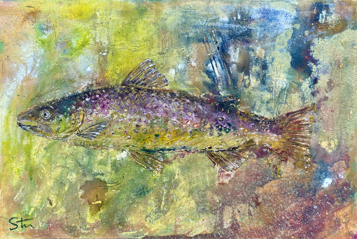 Old Trout Signed Print