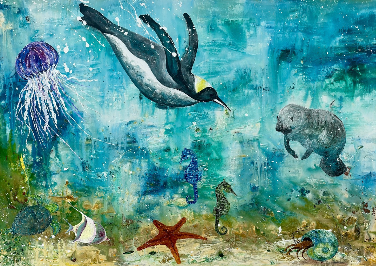 A3 Print of Sea Life