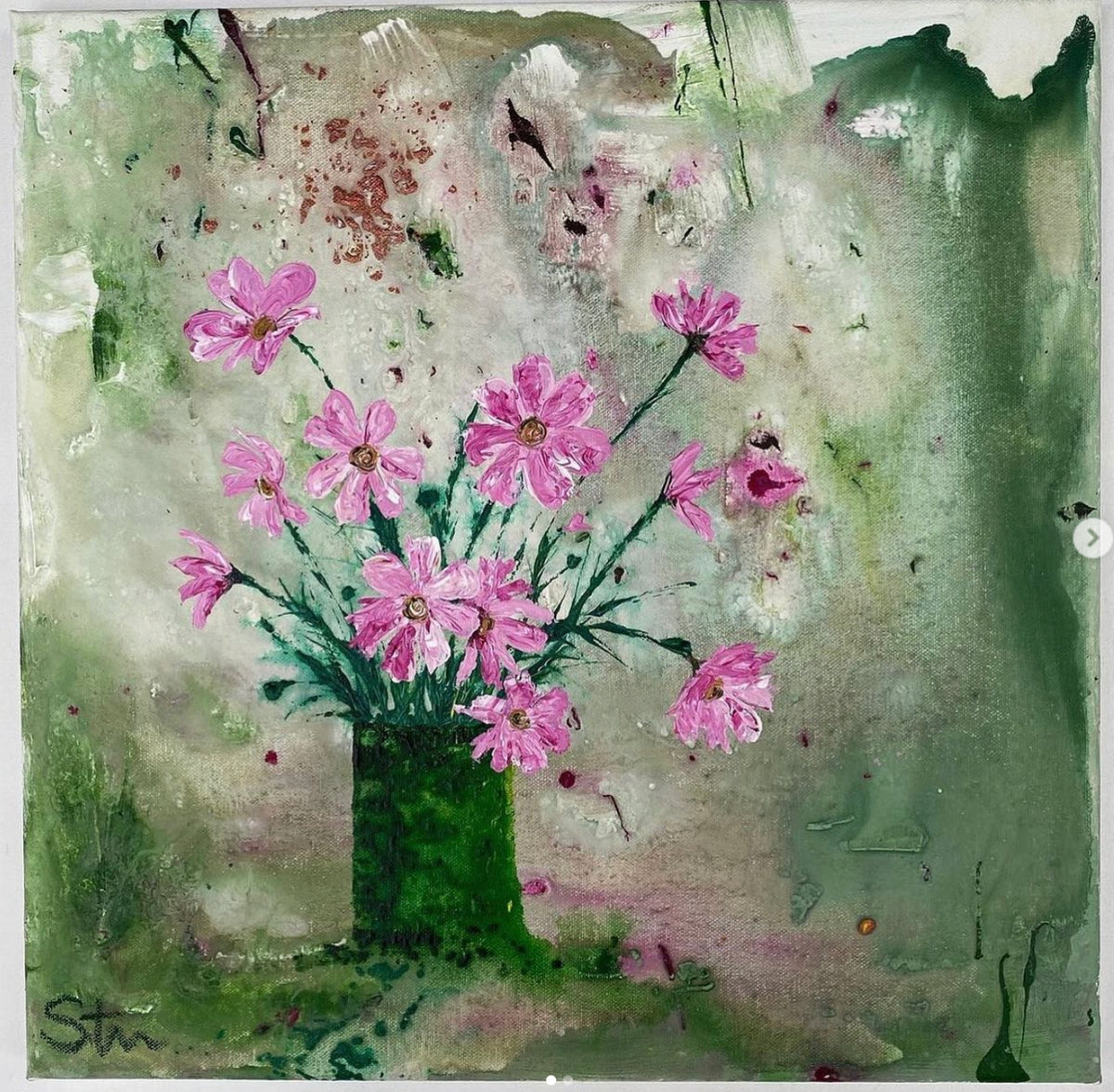A Print of Pink Cosmos