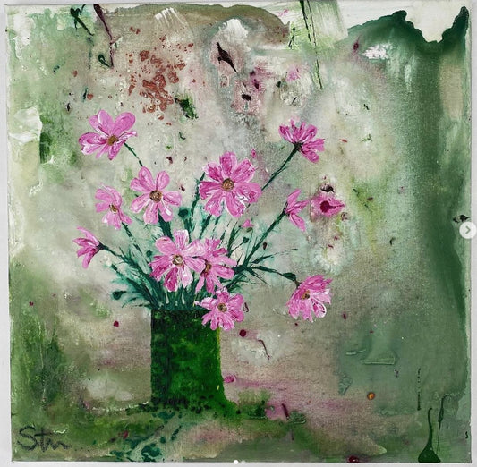 A Print of Pink Cosmos
