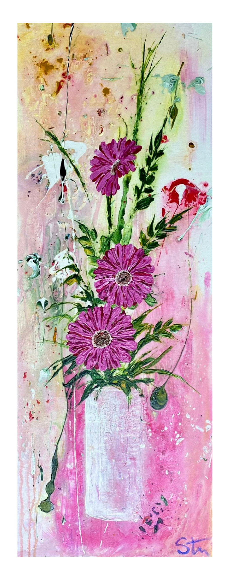 ‘Gerbera’ signed print