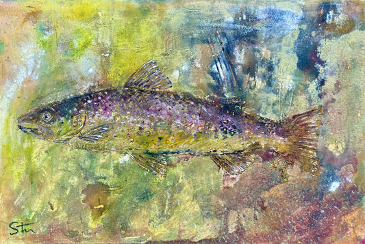 Old Trout Signed Print
