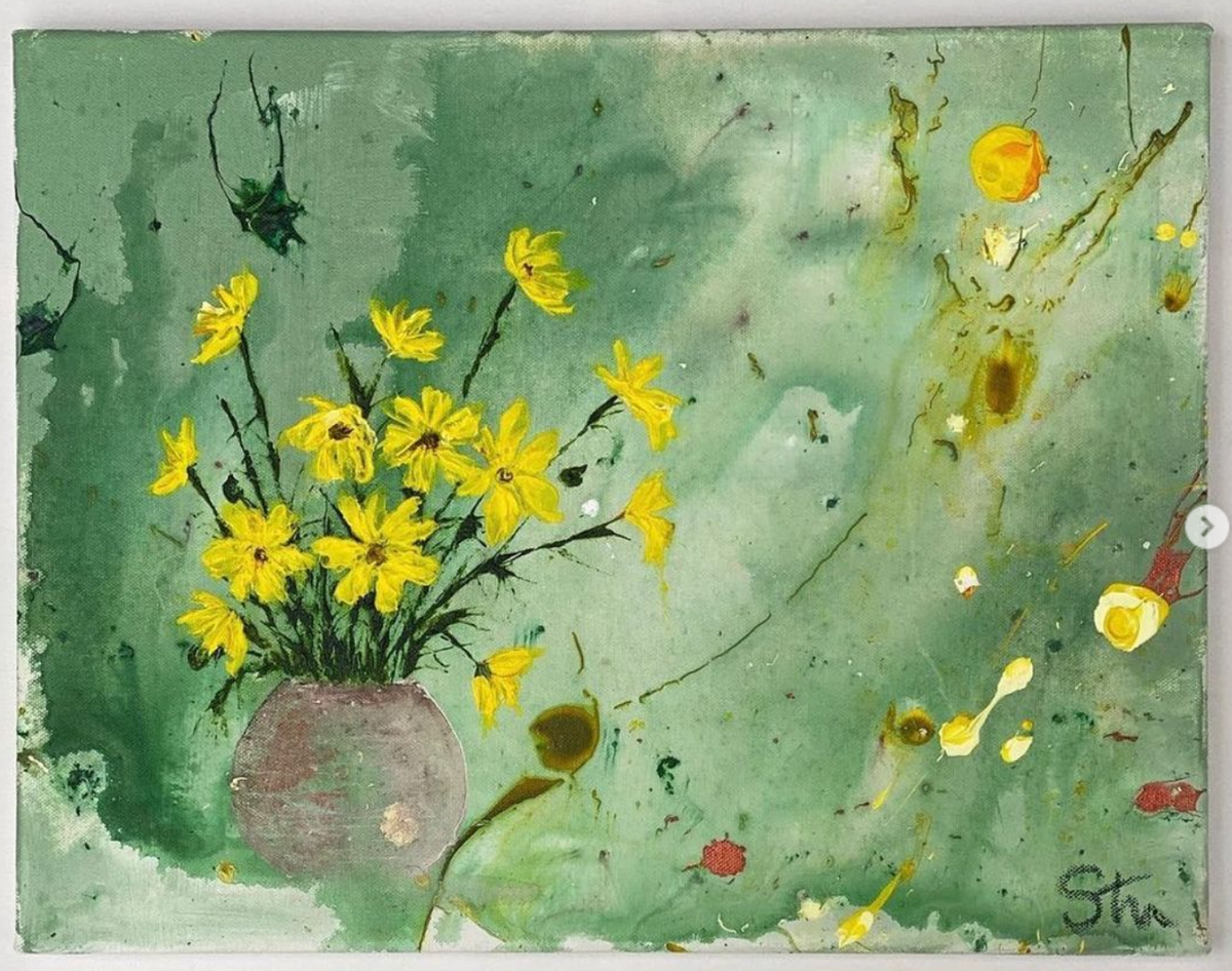 'Yellow Cosmos' Original