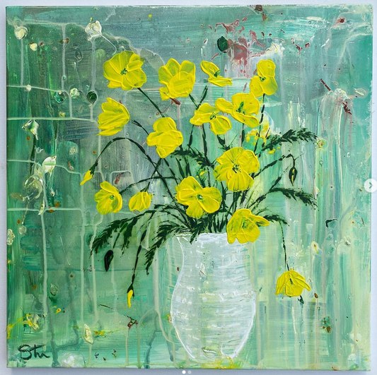 'Welsh Poppies I' Original