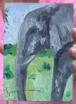 Mini Elephant Painting